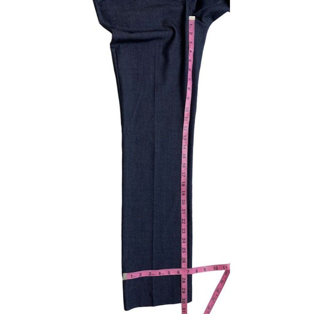 New York & Company Blue Stretch Straight Leg Pant sz 6 - Picture 7 of 8